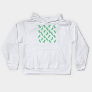 Leaves pattern background Kids Hoodie